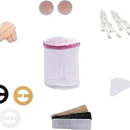 Women's Wardrobe Essentials Lingerie Gift Box of Bra Laundry Bag Racer Back - Bra Clip Pasties, Bra Extenders Transparent Strap Bra Strap Cushion-image-34