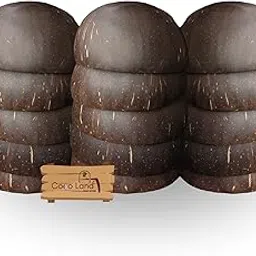 Mat Polished Coconut Shell Bowl (Bowl M15 Nos)-picture-23