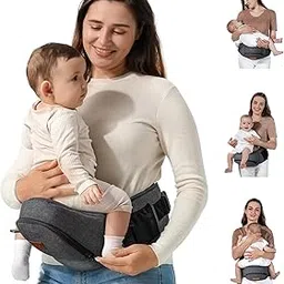 KRLZ Baby Hip Seat Carrier, Adjustable New ErgonomicHip Seat Baby Carrier with Non-Slip Hip Seat Surface, Extended Waistb & Breathable Mesh for Toddlers & Newborns-picture-28