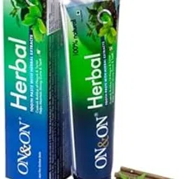 Neura Fit On&On Herbal Oral Care Tooth Paste With Herbal Extracts | 150gms | Contains Neem, Clove & babul Extracts (Pack Of 2)-picture-10