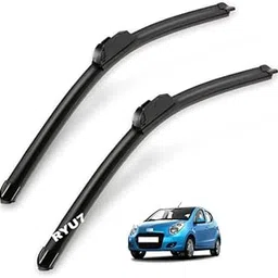 RYU7® Aerodynamic Design Frameless Wiper Blades Compatible with A star, Size-21" 14" ( Pack of 2)-picture-12