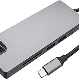 USB C Hub Docking Station Type C to Adapter with RJ45 SDTF Card Reader Charger for Laptop USB C Splitter Cable-picture-16