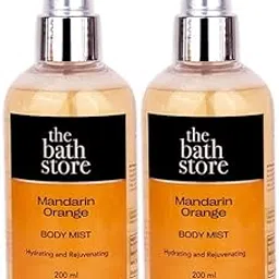 The Bath Store Mandarin Orange Body Mist - Refreshing Fragrance (Women and Men) | Long-Lasting Scent - 200ml (Pack of 2)-picture-10