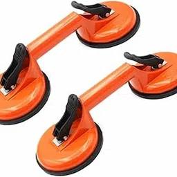 UPTODATETOOLS 2 Pack Glass Lifting Suction Cups Vacuum Aluminum Alloy Handle Lift Large Glass/Floor Gap Fixer/Tile Lifter/Moving Window,Mirror/Windshield Removal & Install Tool-picture-34