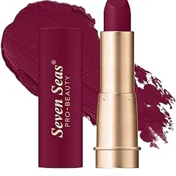 Seven Seas Stay Classy Matte Lipstick Full Coverage Long Lasting Lipstick | Smooth Application | Transferproof & Smudge Proof | Highly Pigemented Lipstick for Women (Fandango)-picture-49