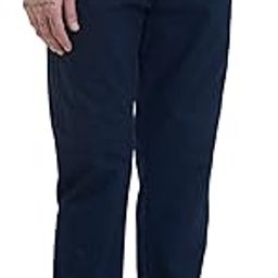 snitch Navy Stripes Elasticated Waistband Slim Fit Trousers-picture-33