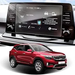 PROTECTERR Car Screen Protector for Kia Seltos |2019 - Running| - 8 Inch, Anti-Scratch, Easy Installation, Clear Touchscreen Guard, Infotainment System Protection (Not a Tempered Glass)-picture-19