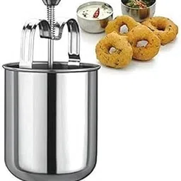 Drumstone® Stainless Steel Medu Vada Maker – 10-Year Warranty | Easy Donut & Vada Dispenser for Home & Restaurant Use – Mess-Free, Durable & Ideal for Perfectly Shaped South Indian Snacks-image-5