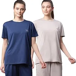 Mack Jonney Women's Slim Fit T-Shirt (Pack of 2) image 1