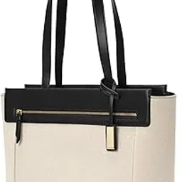mokobara | The Dawn Tote Shoulder Bag Fits upto 14" Laptop, Perfect For Work & Daily Use, Crafted With Vegan Leather, Designed For Women (Cotton cloud 3.0)-picture-17