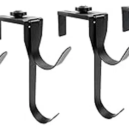 BNF 4Pcs Swimming Pool Pole Hangers Brackets Metal Hanger for Hoses Pool Skimmer-picture-14