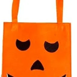 Li'Ll Pumpkins Felt Halloween Goody Bag For Gifting/Party/Kids (Pack of 1, Orange)-picture-12