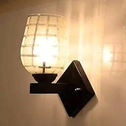 Mahganya Industries Designer Home Decorative Modern Wall lamp for Living Room, Bedside, Bedroom, Decorative Light for Indoor Application Without Bulb Wall Light (Clear)-image-57