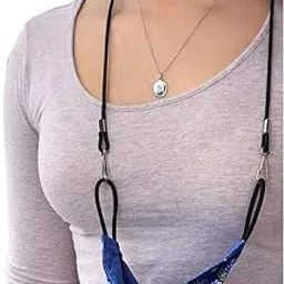 merishopp 1/3Pcs Adjustable Neck Lanyard Chain Strap Holder Black 1Pcs | Business & Industrial | Other Business & Industrial-picture-48