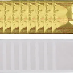 Kapmore 100Pcs Foot Pads Professional Anti-Stress Relief Foot Pads Natural Deep Cleanse Ginger Feet Pads For Relieve Stress Improve Sleep,Golden,100 Count(Pack Of 1)-picture-39