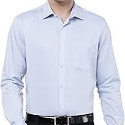 arvind Men Button Placket Solid Formal Shirt-picture-49