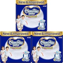 MamyPoko Pants Extra Absorb Baby Diapers, XXX-Large (XXXL), 18 Count, 18-35 kg (Pack of 3)-image-34