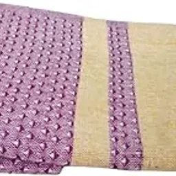 Ultra Soft Large Cotton Bath Towel – Quick Dry, High Absorbency, Lightweight|Multipurpose Towel for Travel, Gym, Spa, Shower (DEEPAM Purple Y Border)-picture-14