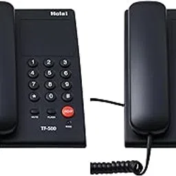 TF-500 Basic Corded Landline Phone for intercom and EPABX Desk & Wall Mountable, Mute/Pause/Flash/Redial Function (Made in India) (Pack of 2)-picture-41