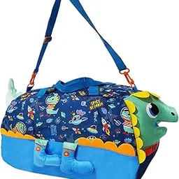 funblast Sports Duffle Bags – Waterproof Duffle Bag for Kids, Shoulder Bag with Multi Compartment, Ideal for Travel, Swimming, Picnic, Gym, Sports, Boys Duffle Bags (Dino)-picture-44