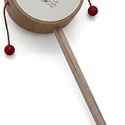 Kids Aura Toy’s Wooden Drum, Baby Hand Drum Toy, Natural Wood Musical Instrument with Dolphin Engraving, Easy Grasp Handle for Toddlers (Random Engraving Shape Will be Send)-picture-19