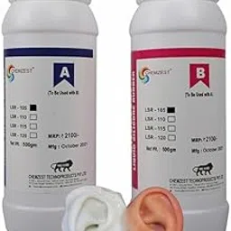 SILOCZEST Skin Soft Silicone Making Kit,05A RTV Liquid Silicone Rubber,Non-Toxic,Odorless-1:1 Mixing Ratio|Body Organs,Artificial Limbs,Shoe Insole|Translucent (1Kg)-picture-19