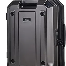 rock london Rock Alpine Suitcase Small (Charcoal) | Cabin Luggage | 55 cm | ABS Polycarbonate Hard Shell | Expandable Upto 45L | 8 Wheel | TSA Lock | Corner Protector | Trolley Bags for Travel|5 Year Warranty-picture-12