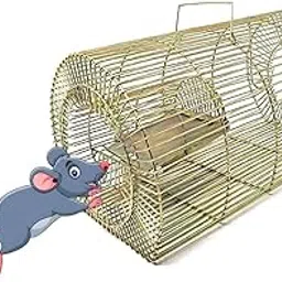 CHILLER Large Rat and Mouse Trap Cage, Reusable Rodent Iron Cage with Rust Proof Coating, No-Kill Design-image-99