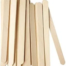 Natural Wood Ice Cream Sticks/Popsicle Sticks 100 Pcs (Ideal for Arts & Craft, DIY and School Projects)-picture-33