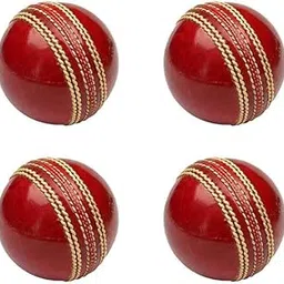 EKAN Leather Cricket Ball for Lawn Cricket and Tournament| Hand-Stitched Ball for Practice, Street Match and Practice Pack of 1 (Set of 4)-image-52