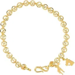 p.c. chandra jewellers Goldlites Collection 22K (916) Yellow Gold Charm Bracelet For Women-picture-14