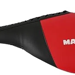 Maizo Synthetic Leather Double Face Kicking Target Taekwondo Kick Pad, Focus Pad, Kick Pad for Karate, Kick Pad for Boxing, MMA, Mix Martial Art, UFC, Combat - Red Black-image-24