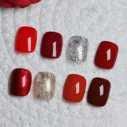 HEAVENGLOW Solid Gel Nail Polish Palette Kit Jelly Pigment Glue Millennium Red-picture-55