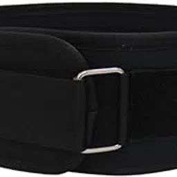 Weight Lifting Belt for Back Support for Weightlifting, Gym, Workout - 100% Nylon, (4 Inch Wide) for Men and Women Black (Small)-picture-16