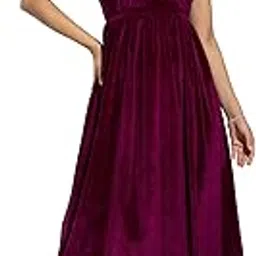 aask Women Solid PlainRound Neck Full Sleeves Dress-picture-16