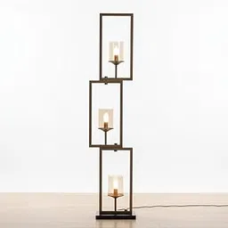 Drumstone 𝟏𝟓 𝐘𝐞𝐚𝐫𝐬 𝐆𝐮𝐚𝐫𝐚𝐧𝐭𝐞𝐞 Unique & Stylish Floor lamp 60 inch, Stacked Rectangles with Soft Warm cylinders, Statement décor Piece, Sturdy Square Base, Energy Saving Bulb Compatible-picture-61