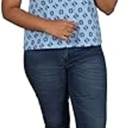 prayagi Classic Denim Jeggings for Women, High-Rise, Slim Fit, Dark Blue-picture-40