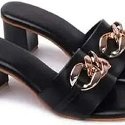 kaniza Women's Heeled Sandals – Open Toe, Ankle Strap, Comfortable Block Heels for Dress, Party, Wedding, Casual Wear-picture-45