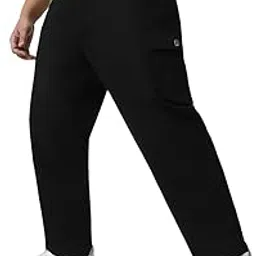 urbano plus Men's Regular Fit Solid Cargo Chino Pant with 6 Pockets-picture-43