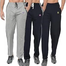 Mack Jonney Men's Cotton Slim Fit Track Pants for (Pack of 3)-image-61