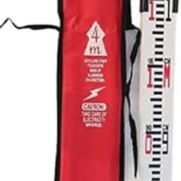 BUY FROM FIZA INSTRUMENT Aluminium Leveling Staff 4 Meter 4 Section Folding Levelling Staffs For Survey With Canvas Cover-picture-24