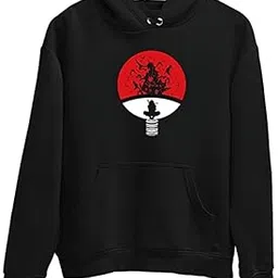 vfashionstore Stylish Itachi Uchiha Women Hoodie Printed Black & Blue Hooded Men's Sweatshirt Girls Kakashi-picture-47
