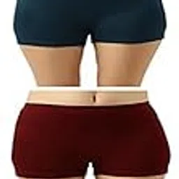 Women's Boyshorts Underwear Bloomer Cotton Boyleg Boxer Panties Pack of 4-image-69