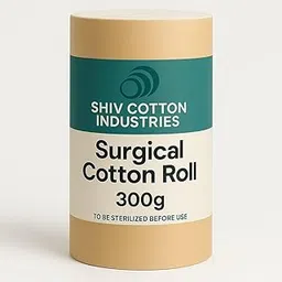 Surgical Cotton Roll | 100% Pure Absorbent Cotton Wool for Medical, Baby Care & First Aid | Soft & Hygienic | Non-Sterile (300Gm)-image-85