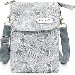 palay Women Purse Bag Casual Phone Pouch Canvas Cloth Phone Bag Sling Bag Minimalism Print Phone Bag Small Crossbody Bag Shoulder Bag Women Purse Bag-picture-40