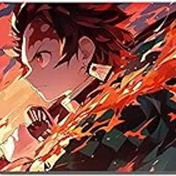 Anime Printed Large Gaming XXL Extended Mouse Pad, Non-Slip Base, Desk Mat, Laptop Water Resistance, 23 inch X 11 inch (12)-image-98