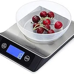 MOSHTU Weighing Machine for Kitchen with LED Light, Digital Electronic Weight Scale 15 Kg Multipurpose Personal Use Health Home - Electronic Digital Scale with Tare Function and Touch Display-picture-23