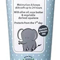 Azafran Organics Baby Skin Moisturizer for Soft Skin, Clinically Tested, Gentle Nourishing Cream With Soya Butter, Olive Oil, Vegetable Squalane, Certified Organic Ingredients, 100g-picture-36