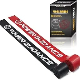 Muscle Floss Bands - Compression - Mobility & Recovery Bands - for Improving Movement, Increasing Circulation & Reducing Soreness (Black and Red Combo)-picture-20