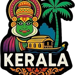 REGALOCASILA Kerala Souvenir Fridge Magnet 8 cm Laser Cut Engineered Wood Strong Magnetic Glossy Kathakali Backwater Houseboat Palm Tree Travel Collectible Kitchen Decor Whiteboard Magnet-image-46